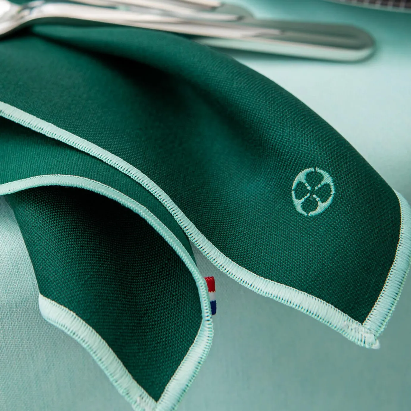 Degrenne Nuances Coton & Lin Vert Emeraude