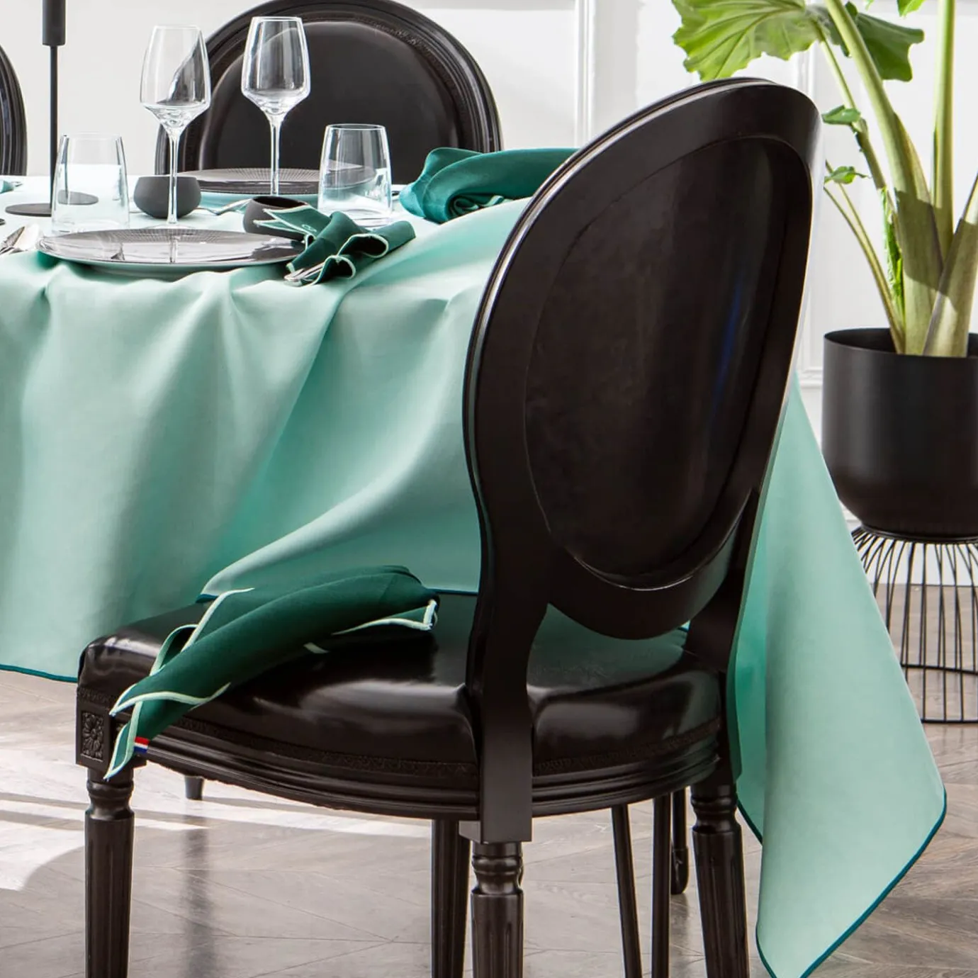 Degrenne Nuances Coton & Lin Vert Menthe
